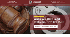 Desktop Screenshot of conncriminaldefense.com